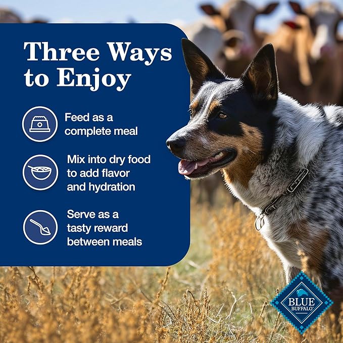 Blue Buffalo Homestyle Recipe Chicken Dinner with Garden Vegetables Wet Dog Food for Adult Dogs, Chicken Recipe, 12.5 oz. Cans, 3 Count