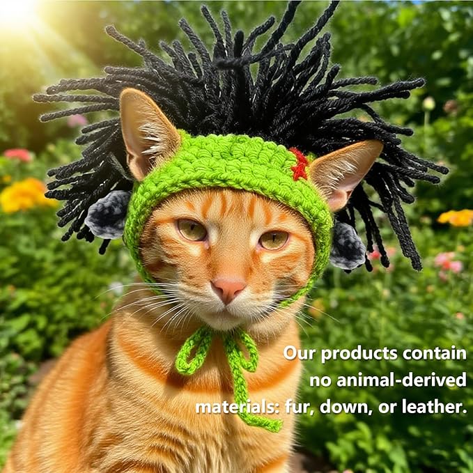 Cute Cat Hat Suitable for 5-16 lbs - Kitten Outfits Head Circumference 11" or Less cat Costumes for Cats only