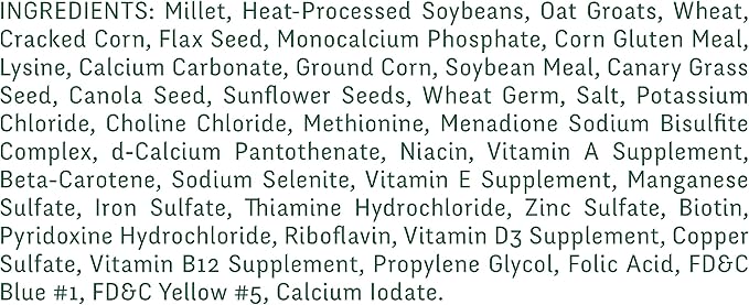 Wild Harvest Advanced Nutrition Diet For Parakeets 4.5 Pounds, Seed And Grain Mix