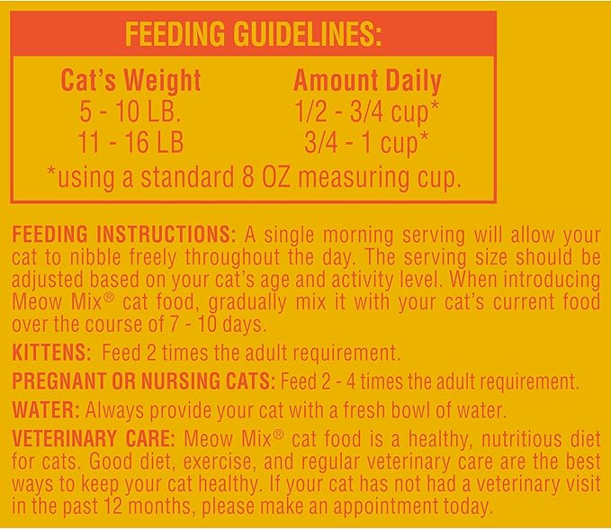 Meow Mix Original Choice Dry Cat Food, 6.3 Pound Bag (Pack of 2)