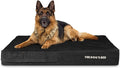 The Dog’s Bed Orthopedic Memory Foam Dog Bed Mattress, Plush Fabric, Black Plush, XL, 6-Inch