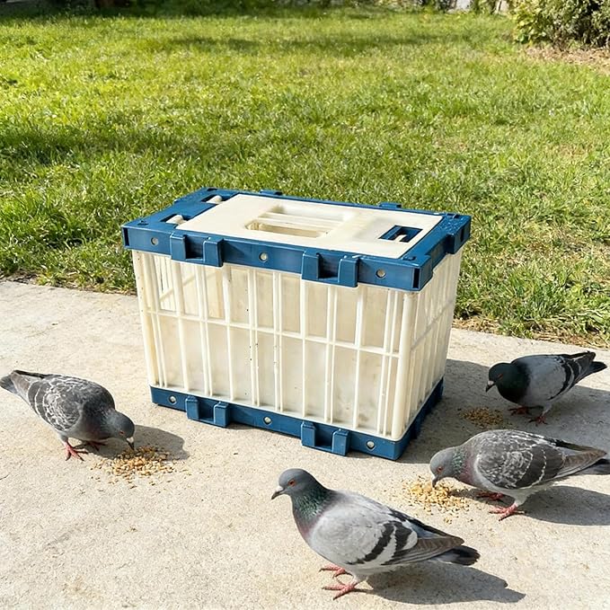 Pigeon Cage Carrier, Breathable Lockable Travel Cage, Bird Transport Cages for Parakeet and Parrot, Durable Lightweight Design, Outdoor Training and Release, Competition Home Use