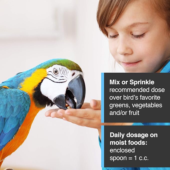 Hari Prime Parrot Vitamin, Mineral and Amino Acid Supplement for Seed Eating Birds, 11.3oz