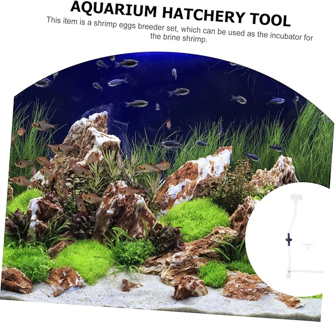 2 Sets DIY Shrimp Hatchery Kit with Soda Bottle Accessories Brine Shrimp Incubator Tool for Fish Egg Hatching Easy to Install and Clean Aquarium Breeding Equipment