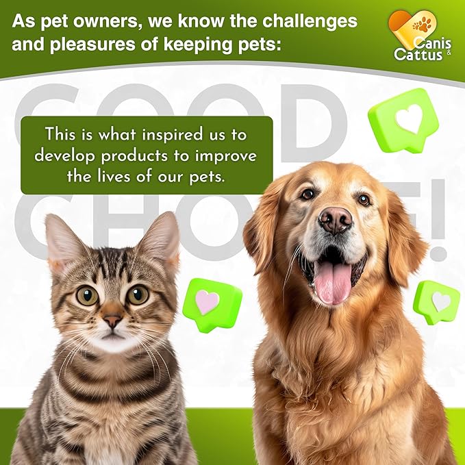 Canis&Cattus Natural Antibiotic for Dogs & Cats – Liquid Pets Antibiotic – Supports Immunity, Reduces Inflammation, Controls Parasites, and Boosts Urinary Health – 2 oz