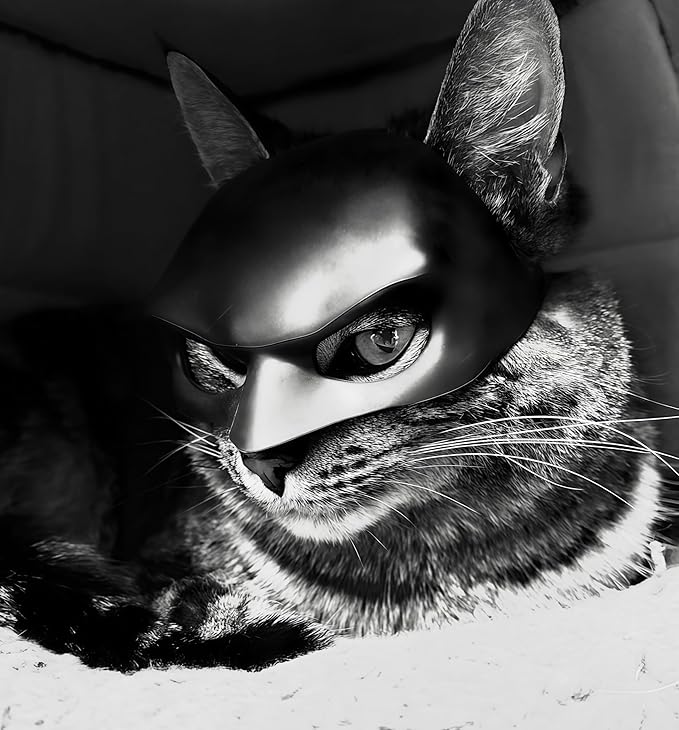 Cat Mask, Cats Cosplay Hat, Cat Mask for Halloween Cosplay, Funny Kitty Costumes Accessorie