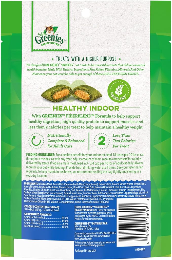 Greenies Smartbites Treats For Cats