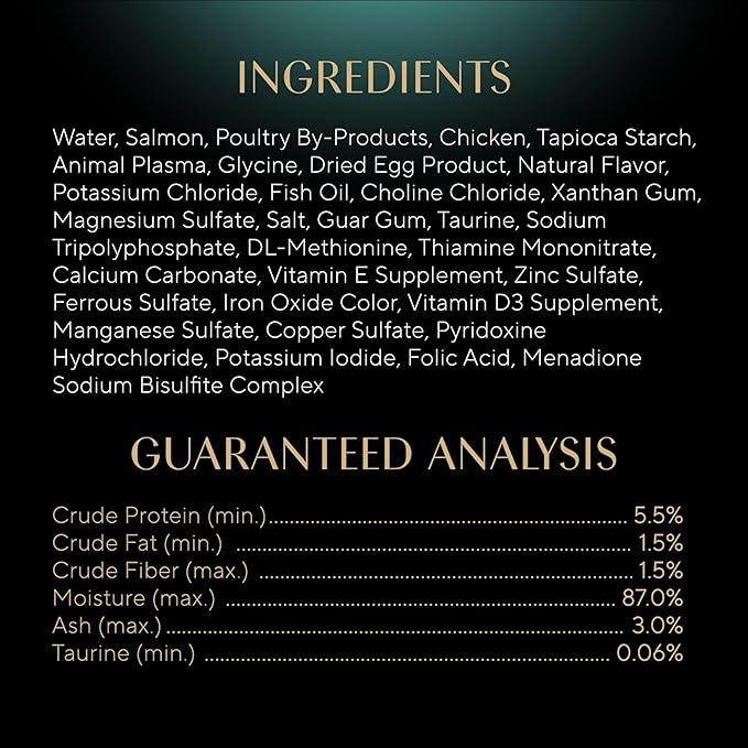 Sheba Gravy Indulgence Adult Wet Cat Food, Wet Food for Cats Salmon Entree in Extra Gravy, 2.6 oz. Twin-Pack Trays (24 Count, 48 Servings)