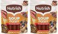 Nutrish Rachael Ray Soup Bones Dog Treats, Beef & Barley Flavor, 6 Bones (Pack of 2)