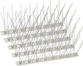 KKY 36 Pack Bird Spikes 13 inch Anti-Bird Nails Repellent Metal Deterant Spinners for Pigeon 38.9 Ft