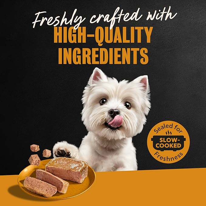 Cesar Classic Loaf in Sauce Adult Wet Dog Food Chicken and Veal Recipe, 3.5 oz. Easy Peel Trays, 24 Count (Pack of 1)