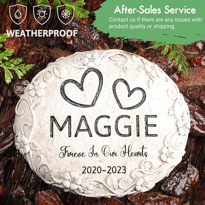 16 Personalized Chameleon Memorial Stone Designs – Outdoor Weatherproof Pet Memorial Stones for Headstones, Tombstones, Gravestones, and Grave Markers – Memorial Gifts for Chameleon