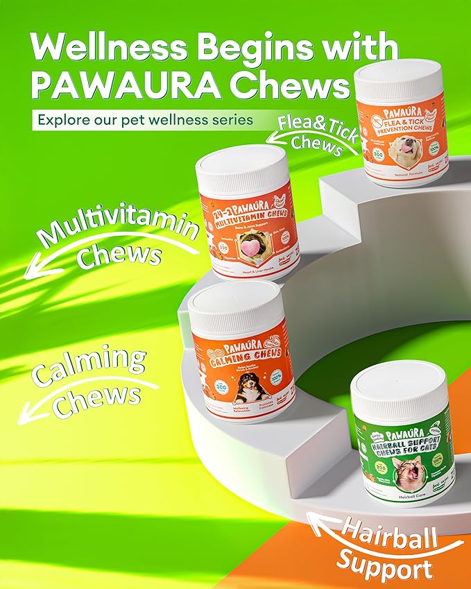 Cat Hairball Remedy Chews,150 Chews,Natural Hairball Treatment for All Cats,Supports Skin,Coat,Digestive & Urinary Health,Chicken Flavor