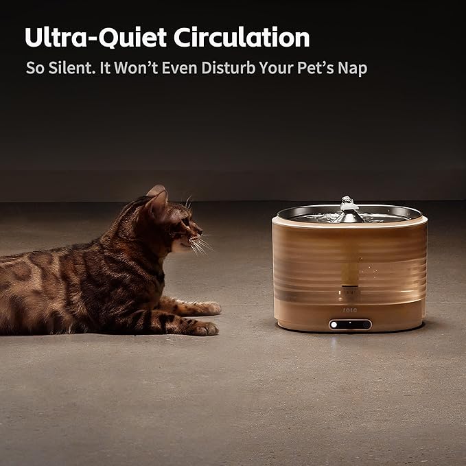 Enabot ROLA Mini 2K Pet Camera Robot + ROLA Smart Cat Water Fountain