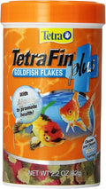 TetraFin Plus Goldfish Flakes 2.2 Ounces, Balanced Diet, With Algae To Promote Health,Oranges