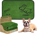Qeils Reusable Puppy Pads, Washable Pee Pads for Dogs 2 Pack Durable Absorbent Leakproof Potty Pads with Non-Slip, Indoor Training & Pet Party Gift 18"x30"