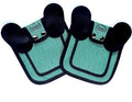 DOWN UNDER OUTDOORS 2 Pack Small Chicken Saddles for Bantams and Young Birds, Includes Shoulder Covers (Teal)