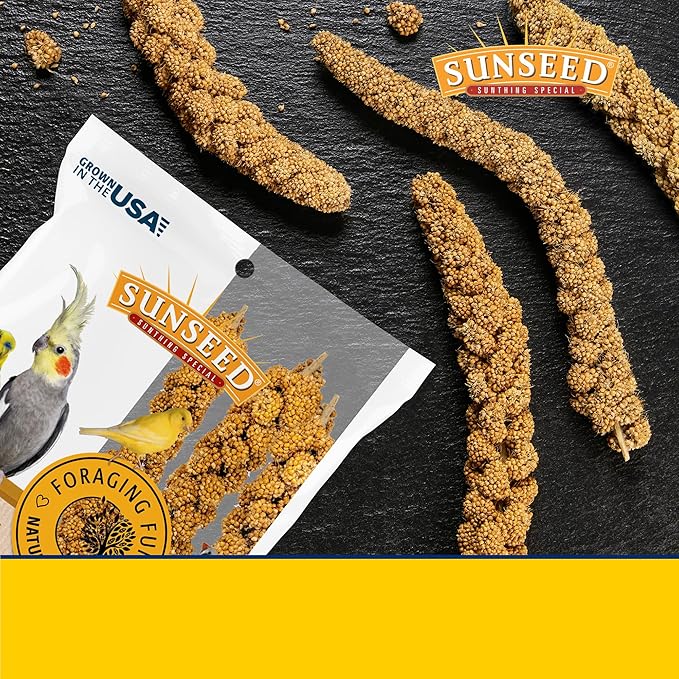 Sunseed Golden Spray Millet Treat for Birds, 12 oz