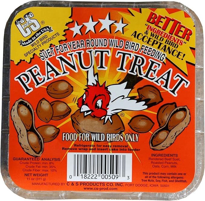 C&S Peanut Treat Suet - 11 oz.