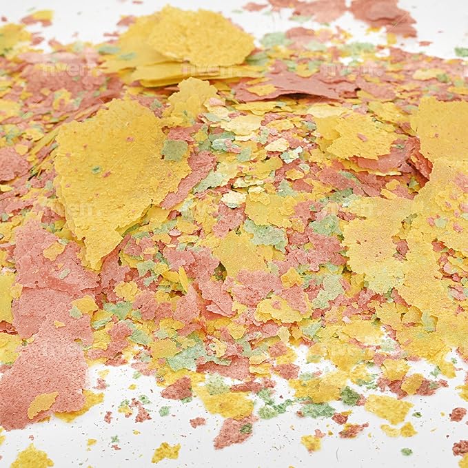 SOUTH SHORE RETAIL, LLC Color Enhancing Tropical Fish Flakes with Spirulina & Shrimp — Premium Whitefish Formula — 2.5lb Bulk Aquarium Fish Food - Veteran Owned Small Business