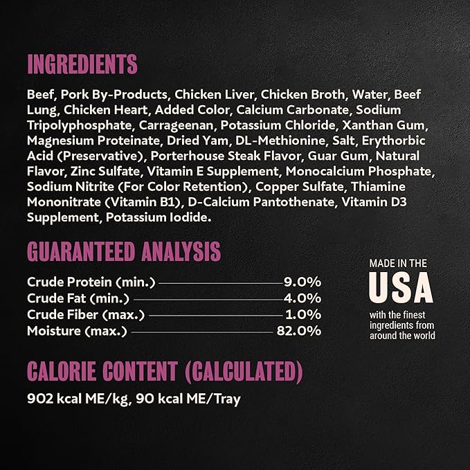 Cesar Classic Loaf in Sauce Adult Wet Dog Food Porterhouse Steak Flavor 3.5 oz. Easy Peel Trays, 24 Count (Pack of 1)