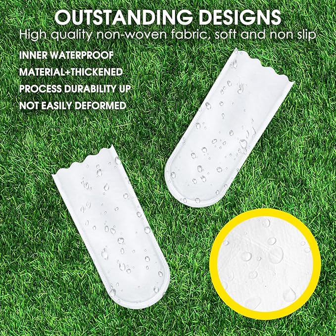 Disposable Boots for Real Duck Feet, Bumble Foot for Duck Supplies with Bandage, Large Size (Yellow, 40 PCS)