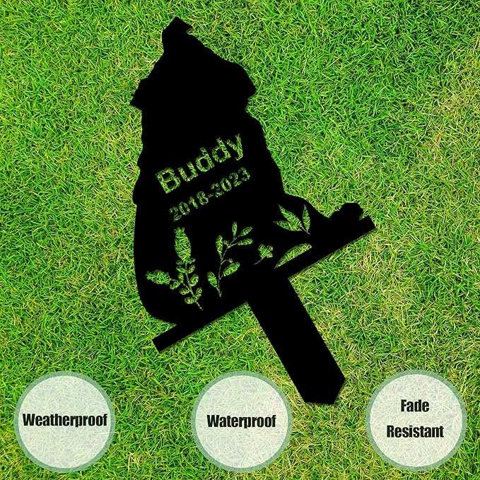 Personalized Dog Memorial Stake, Dog Grave Marker, in Memorial of Dog, Dog Loss Gift, Dog Name Sign Pet Sympathy Gift