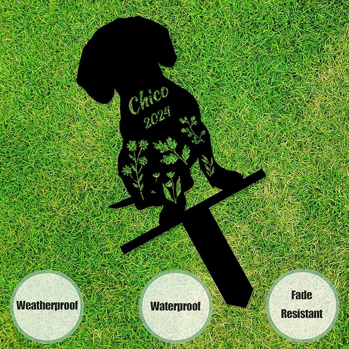 Personalized Dog Memorial Stake, Dog Grave Marker, in Memorial of Dog, Dog Loss Gift, Dog Name Sign Pet Sympathy Gift