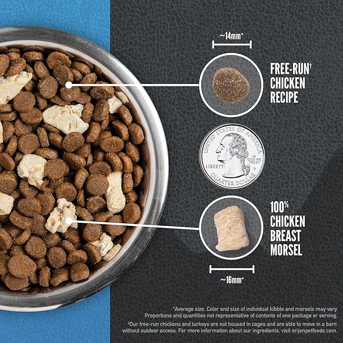 ORIJEN Wild Reserve Dry Dog Food Free-Run Chicken Recipe 12lb Bag