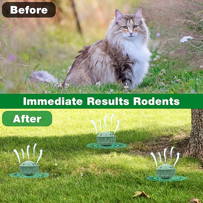 36 Pack Cat Repellent - Natural & Safe Cat Deterrent for Indoor and Outdoor Use, Protects Furniture, Plants & Garden, Non-Toxic, Pet & Plant Friendly, Long-Lasting Formula