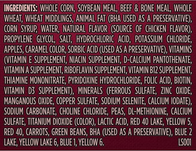 Kibbles 'n Bits Bistro Mini Bits Small Breed Dry Dog Food, Oven Roasted Beef, Spring Vegetable & Apple Flavors for Adult Dogs, 16 lb. Bag