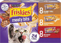 Purina Friskies Gravy Wet Cat Food Variety Pack, Meaty Bits - (Pack of 24) 5.5 oz. Cans