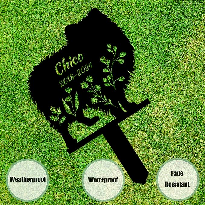 Personalized Dog Memorial Stake, Dog Grave Marker, in Memorial of Dog, Dog Loss Gift, Dog Name Sign Pet Sympathy Gift