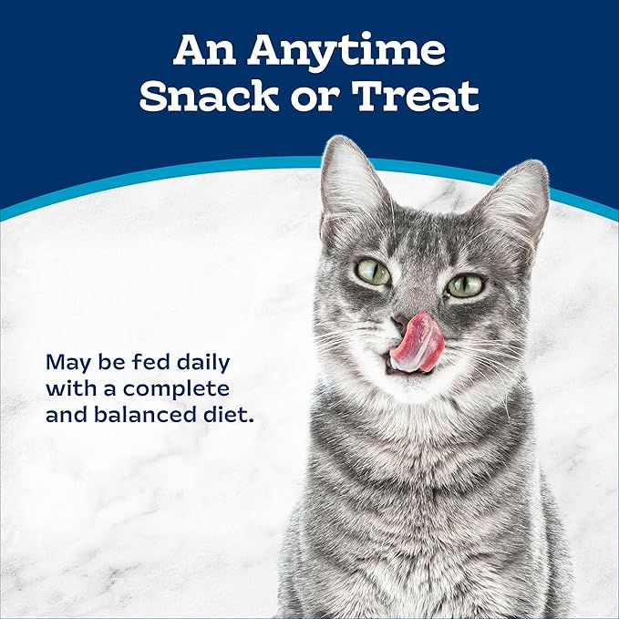 Blue Buffalo Tastefuls Mini Purées, Adult Cat Natural Single-Serving Snack, 4-Count Variety Pack Chicken and Tuna, 0.5 oz. (Pack of 4)