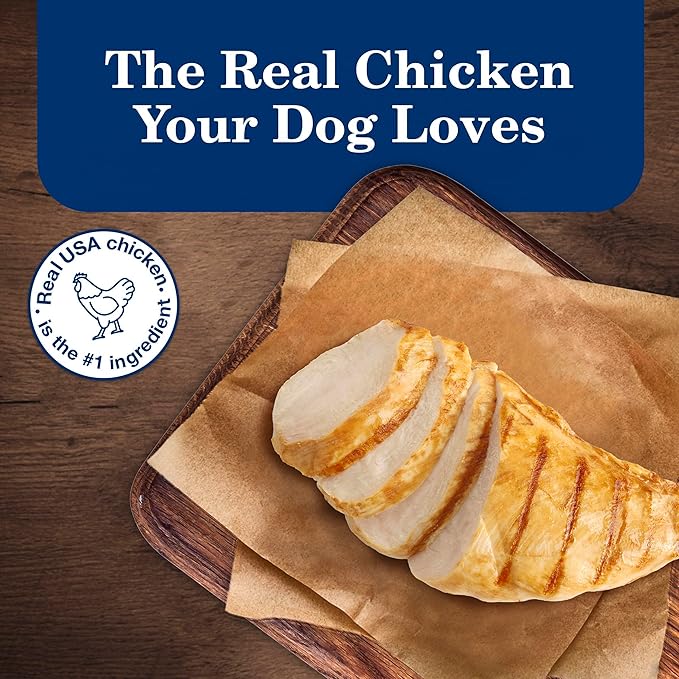 Blue Buffalo Homestyle Recipe Chicken Dinner with Garden Vegetables Wet Dog Food for Adult Dogs, Chicken Recipe, 12.5 oz. Cans, 3 Count