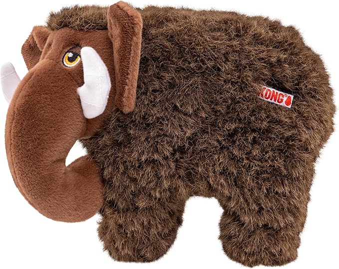 KONG Toughz Durable Plush Dog Toy - Long-Lasting Soft Chew Toy for Aggressive Chewers, Safe & Interactive for Dogs (Mammoth)