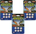 Zoo Med Laboratories Mini Banquet Block Feeders - 18 Blocks Total (3 Packs with 6 Blocks per Pack)