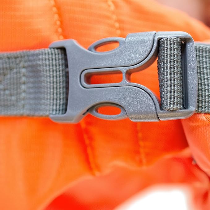 Outward Hound Granby Splash Orange Dog Life Jacket, Large