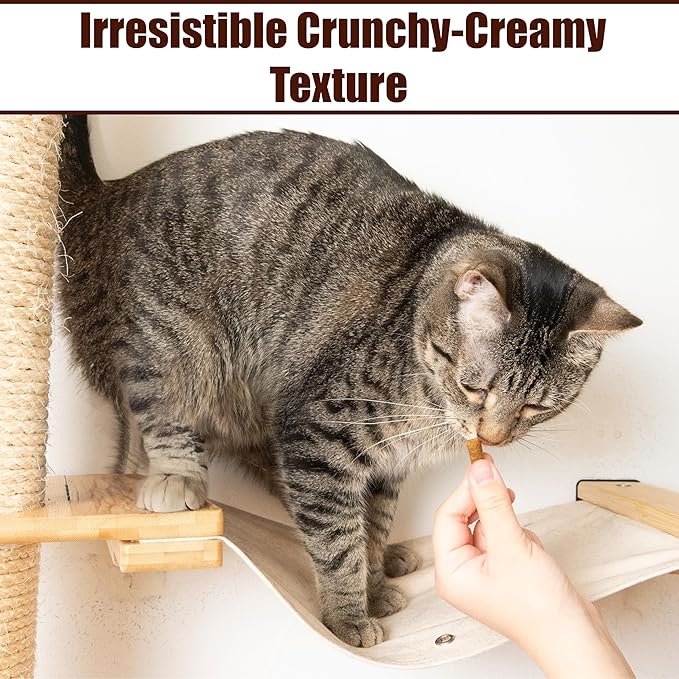 Fieldcrest Farms Nothin’ to Hide Collagen Cat Treats – Crunchy & Creamy Cat Snacks, High-Protein Healthy Treats for Skin, Coat & Joint Support, Catnip Flavor, 3 oz.