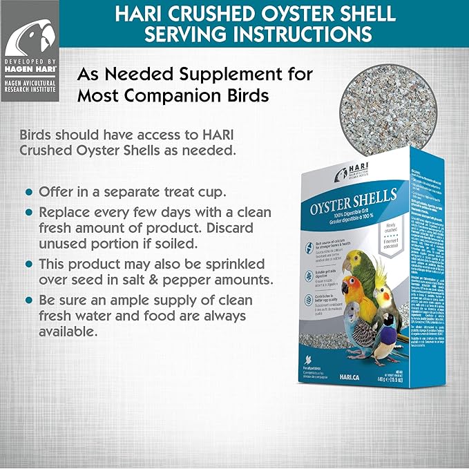 Hari Oyster Shells, 15.5 Ounces (Pack of 2)