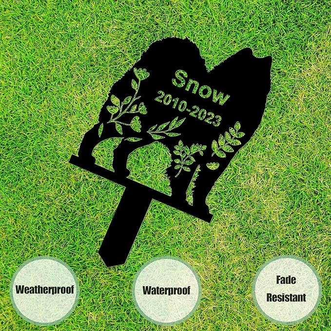 Personalized Dog Memorial Stake, Dog Grave Marker, in Memorial of Dog, Dog Loss Gift, Dog Name Sign Pet Sympathy Gift