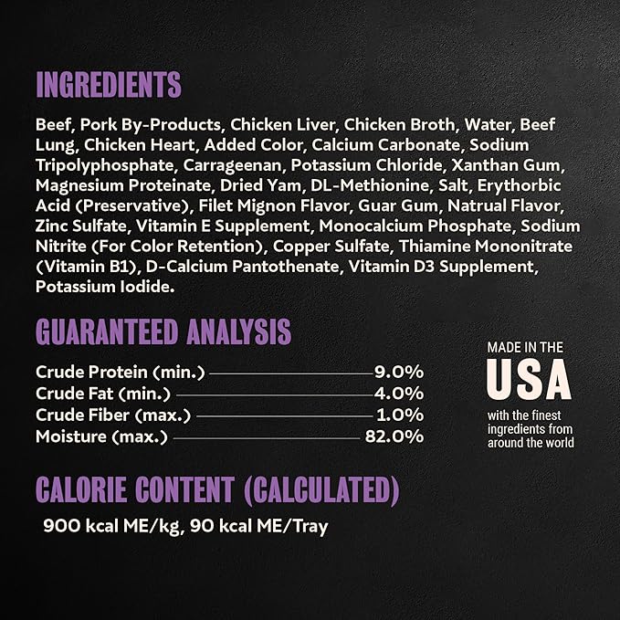 Cesar Classic Loaf in Sauce Adult Wet Dog Food Filet Mignon, 3.5 oz. Easy Peel Trays, 24 Count (Pack of 1)