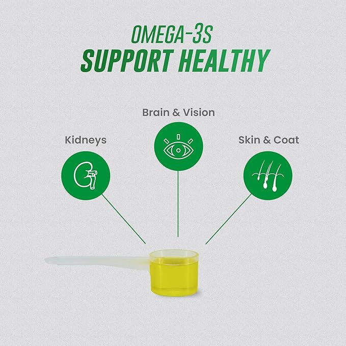 Welactin Omega-3 Skin and Coat Support,Liquid,4 oz,Green,(Pack of 2)