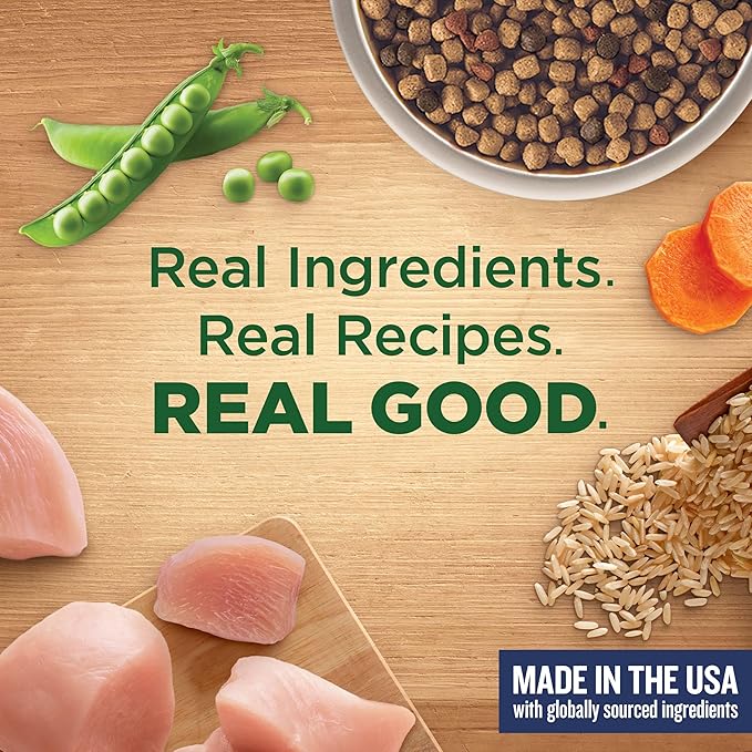 Nutrish Rachael Ray Adult Dry Dog Food Real Chicken & Veggies Recipe, 5 lb. Bag