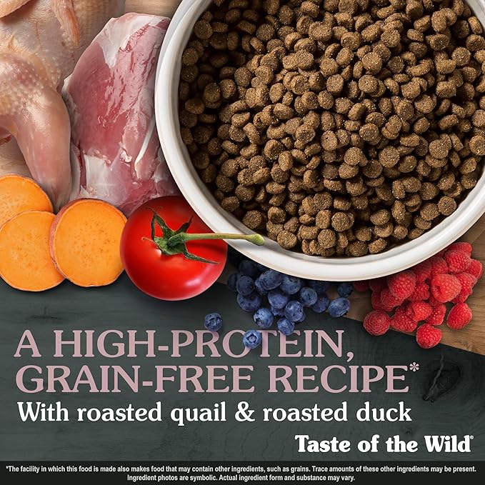Taste Of The Wild High Protein Real Meat Recipes Premium Dry Cat Food With Superfoods And Nutrients Like Probiotics, Vitamins And Antioxidants For Adult Cats And Kittens 14lb (Pack of 1)