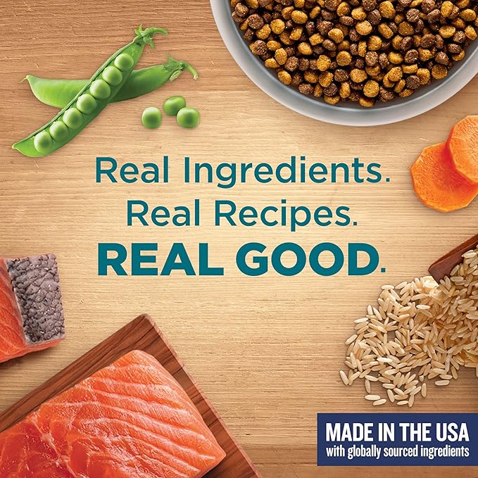 Nutrish Rachael Ray Dry Cat Food Real Salmon & Brown Rice Recipe, 5 lb. Bag
