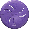 Indestructible Dog Discs, Interactive Catch & Fetch Toys for Small Dogs, Floats in Water & Safe on Teeth, 7.48 inch (Small, Purple)