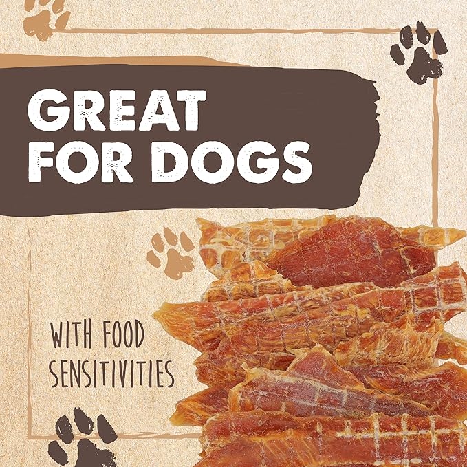 Mighty Paw Naturals Chicken Jerky Dog Treats | Chicken Jerky for Small, Medium and Large Breeds. All Natural Dog Treats. Natural Chews Treat for Large Pets, and Puppies. 14 oz (Pack of 2)