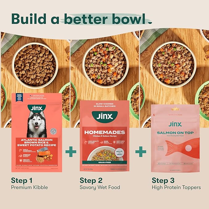 Jinx Premium Dog Food Dry for Large Breed - Adult Dog Food with Real Beef, Brown Rice & Sweet Potato Kibble with Antioxidants for Joint Health, Mobility & Immune Support - No Fillers - 30lb