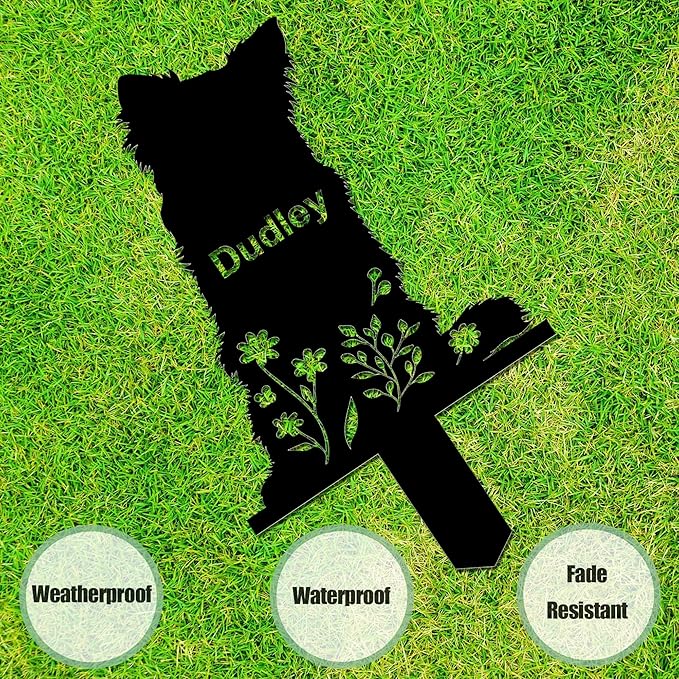Personalized Dog Memorial Stake, Dog Grave Marker, in Memorial of Dog, Dog Loss Gift, Dog Name Sign Pet Sympathy Gift
